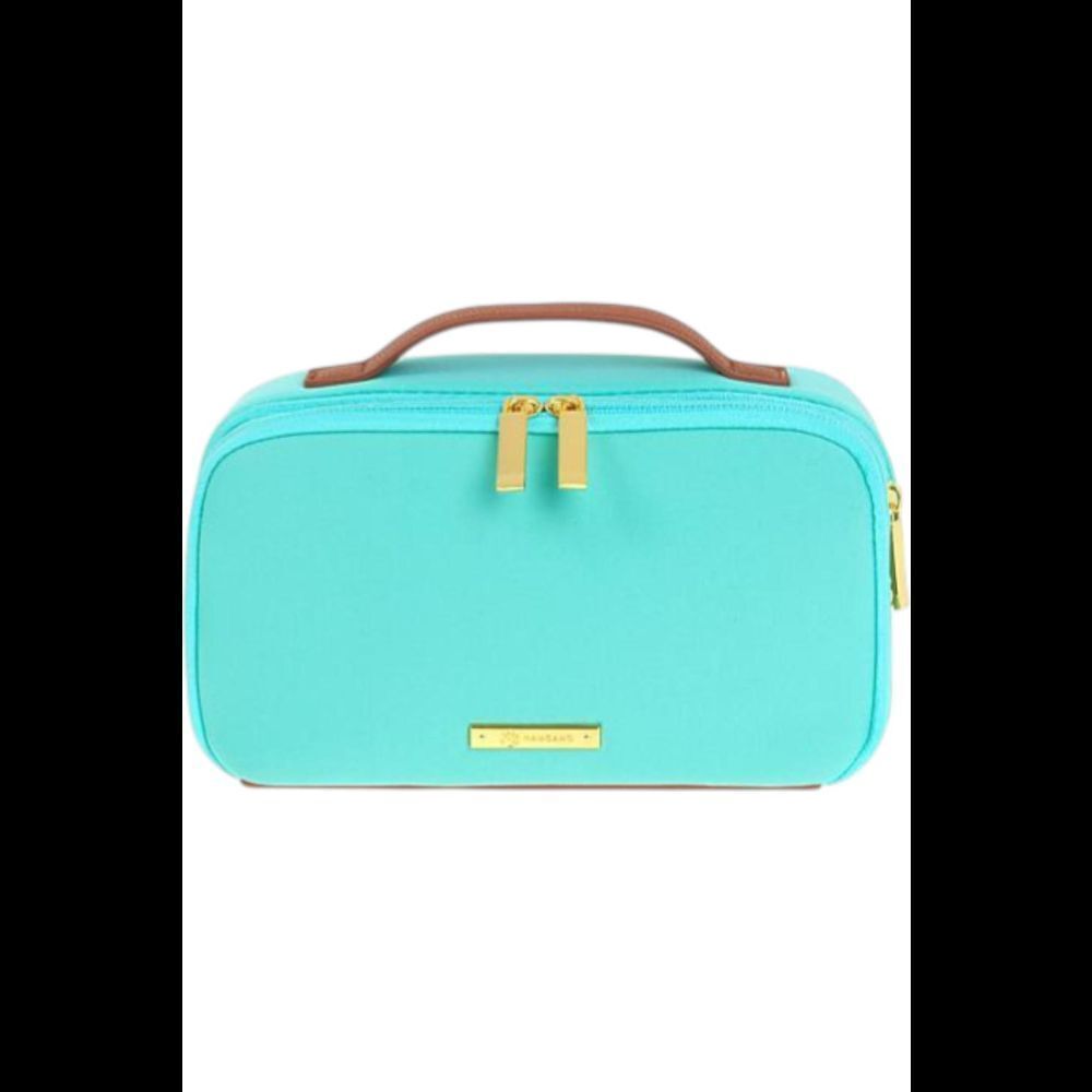 Joy CleanBoss World Traveler Accordion Style Toiletry Bag Aqua Sky